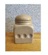 Bolesławiec PRL Wolanin kamionkowy pojemnik ceramiczny 