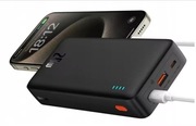 BASEUS POWER BANK Z SZYBKIM ŁADOWANIEM 20000MAH 20W USB-C USB-A Z KABLEM
