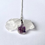 Naszyjnik - ametyst, orgonit osobisty