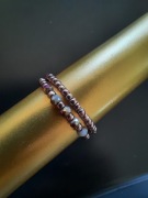 Zestaw nowych pierścionków kieliszek szampana