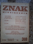 Znak miesięcznik nr 310 (4/1980) Jerzy Nowosielski; Leo Moulin; Ezechiel