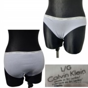 *III DAMSKA BIELIZNA MAJTKI CALVIN KLEIN FIGI CIENKA BAWEŁNA L