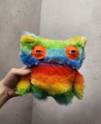 Kolorowy straszny zabawny potwór fuggler dla dzieci 