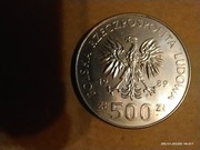 500 zł Wojna Obronna 1989r