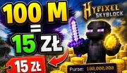 Hypixel SkyBlock Coins – 100M za 15 zł 