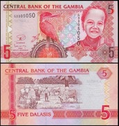 GAMBIA 5 DALASIS 2006 UNC