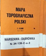 Mapa 1:10 000 Warszawa - Mokotów, - Okęcie, - Olesin - Osiedle Górczewska