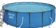 Basen Stelażowy Bestway Steel Pro MAX 457x 22 + Pompa Piaskowa + Skimmer