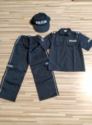 Strój dziecięcy policjanta. Wiek 5/6 lat