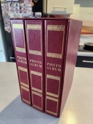 Zestaw 3 albumów na zdjecia 168 zdjęć 100x140 