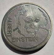 SZWAJCARIA 5 Francs 1979 Albert Einstein okołoMENNICZA 