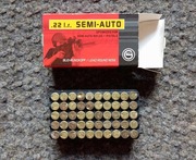 Łuski - 50 łusek .22LR + pudełko + koszyczek GECO SEMI AUTO
