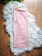 Sukienka bodycon baby pink różowa prążkowana obcisła bez ramiączek