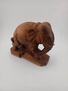 Rzeźba w drewnie - słoń 