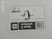 Druk wniosek o urlop