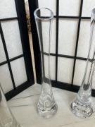 Wazon ozdobny, dekoracja szklany wysokość 30 cm