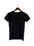 Koszulka Emporio Armani czarna z logiem m