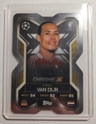 Virgil VAN DIJK Chrome X Shield | Topps Match Attax 2025/2026 Liverpool