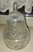 Duza krysztalowa bomboniera "gruszka"