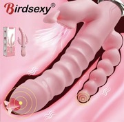 Wibrator 3 w 1 Królik Dildo Wodoodporny USB Magnetyczny akumulator Wibrato