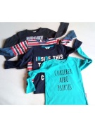 Bluzka długi rękaw zestaw 4 szt r. 110