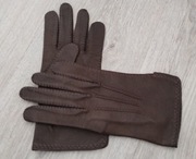 Eleganckie rękawiczki ze skóry naturalnej r.9