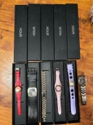 Zegarki 6 sztuk wszystkie działają 