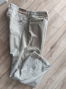 Big Star Spodnie męskie XL miękki sztruks elastyczne 38 bawełna pas96