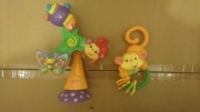Karuzela przyssawka wiatraczek FISHER PRICE + Grzechotka