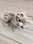 Figurka Szkielet Jamnika (18cm) + Gratisowa Kość! 3d - Brelok Druk3d fidget