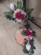 Kompozycja kwiatowa nagrobna obciążona komplet.