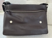 Torba męska brązowa - Ochnik - skóra naturalna