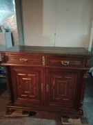 Szafka- komoda drewniana 2 drzwi 2 szuflady 