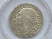 Moneta 5 zł - GŁOWA POLONII (Kobiety) 1933 rok - stan -1 (+2)