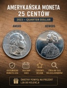 Moneta ćwierć dolarów - 2023 rok 