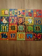 Miękkie duże puzzle 