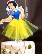 Topper księżniczka – na piku, tiulowa spódniczka Królewna Śnieżka