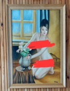 Obraz w dębowej ramie