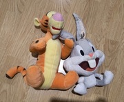 Królik Bugs + Tygrysek z Kubusia Puchatka maskotki pluszaki z bajki