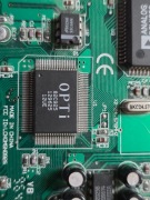 Karta dźwiękowa retro OPTi 82C925 AD1845JP Klasyk ISA DOS Sprawna