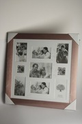 RAMKA FOTO GALERIA drewniana na 9 zdjęć 