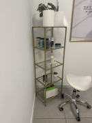 Regał szklany - witryna