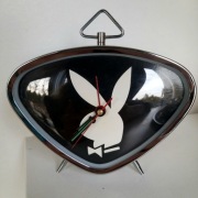 Playboy zegar budzik retro kolekcjonerski design vintage nakręcany
