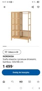Szafa bambus Ikea drewno regał nordkisa