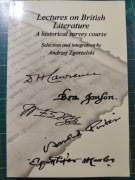 Lectures on British Literaturę A historical survey course.- A. Zgorzelski
