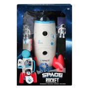 Zabawkowa rakieta kosmiczna z załogą Space Rocket z dźwiękiem