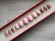 Ręcznie malowane sztuczne paznokcie,press on nails