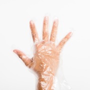 Rękawiczki foliowe rękawice zrywki jednorazowe L HDPE mocne