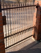 ogrodzenie, 3 przęsła, 2 furtki, brama wjazdowa-  gruba stal, mocne !!!!