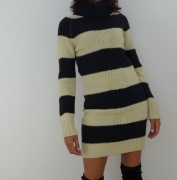 Diesel sweter, tunika z golfem, R:S